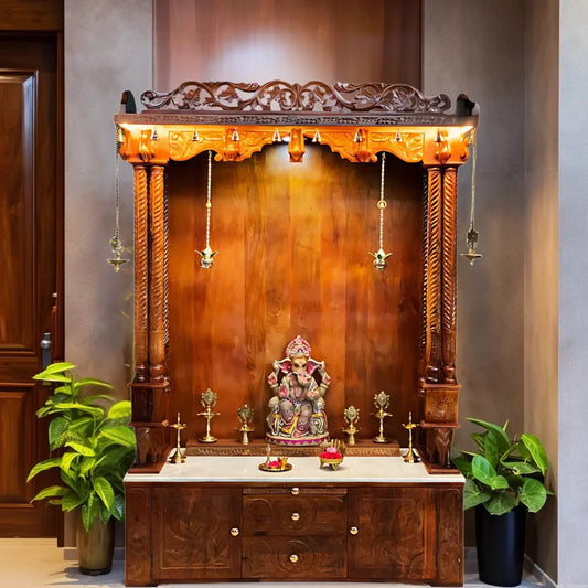 Vedamaya Sheesham Wood Mandap (Teak) Lifestyle view