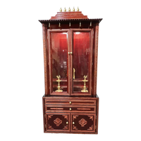 Vedanta Teak Wood Mandap (Cherry) front view