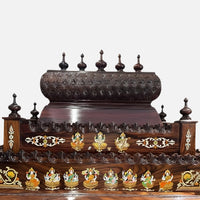Vedaroop Teak wood Mandap (Brown) zoom view 
