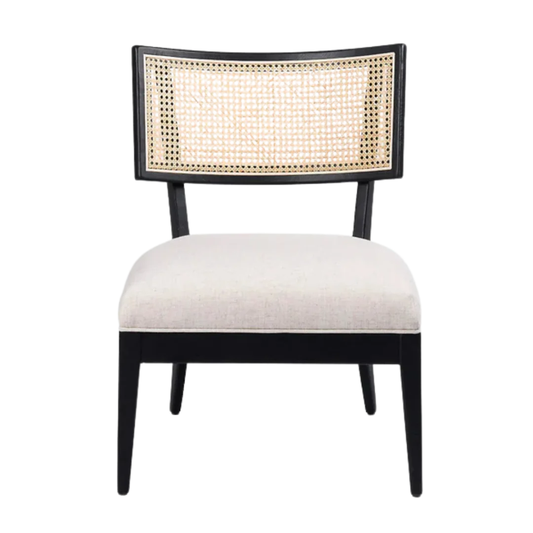 Velixa Teak Wood Dining Chair Front view