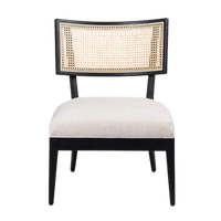 Velixa Teak Wood Dining Chair Front view