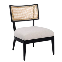 Velixa Teak Wood Dining Chair side view