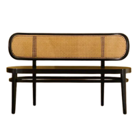 Velvora Teak Wood Bench Front view