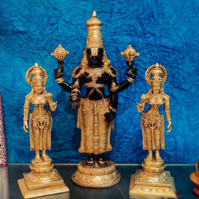 Venkateswara Brass Idol Set