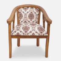 Verior Teak Wood Arm Chair (Teak) Front view 