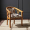Verior Teak Wood Arm Chair (Teak) lifestyle view 
