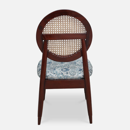 Verona Teak Wood Dining Chair (Brown)back view 