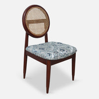 Verona Teak Wood Dining Chairs (Brown)side angle 