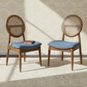 Verona Teak Wood Dining Chairs (Teak)