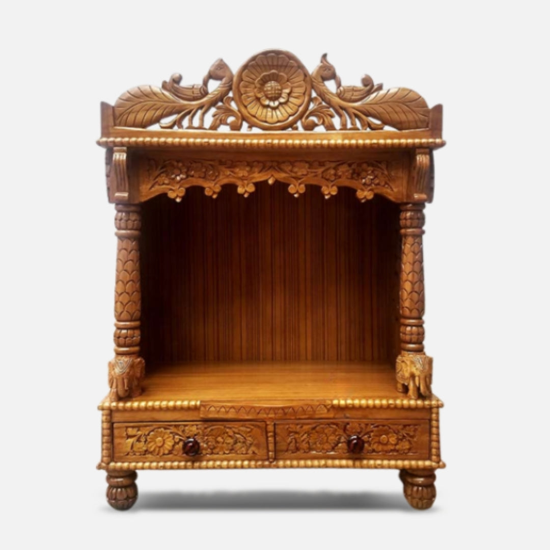 Vidya Teak Wood Mandir Teak
