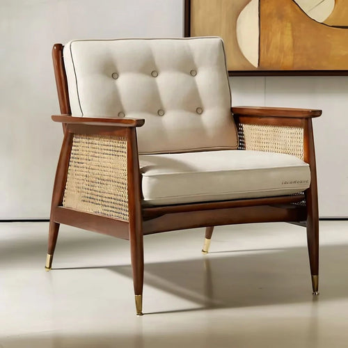 Vintori Teak Wood Lounge Chair (Teak)