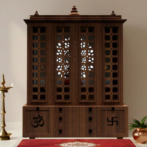 Mandir With Bifolded Doors