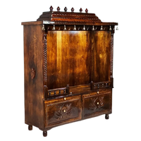 Vishranti Sheesham Wood Mandir (Teak) side angle