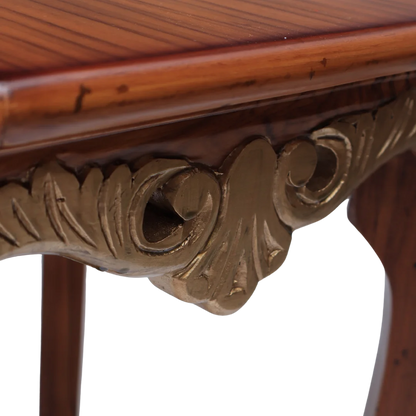 Vista Teak Wood Planter Table (Teak) Zoom View