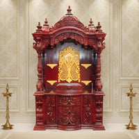 Vivaan Teak Wood Mandap (Cherry) lifestyle view 