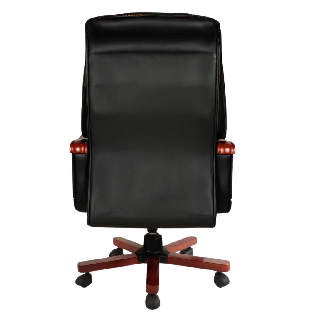 Voila Big and Tall Recliner Office Executive Chair (Black) Backside View