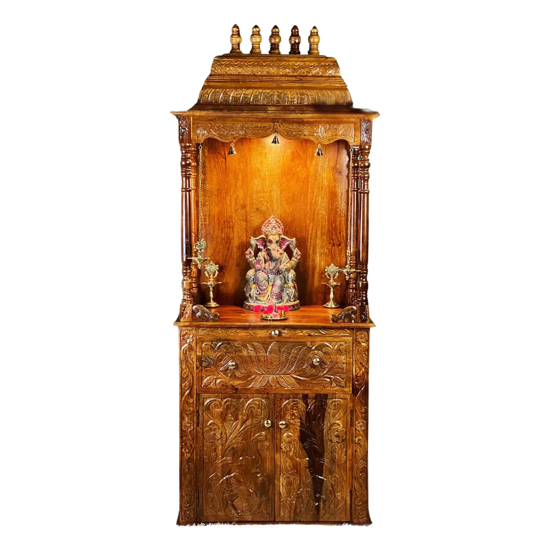 Vyanra Sheesham Wood Mandap - Teak