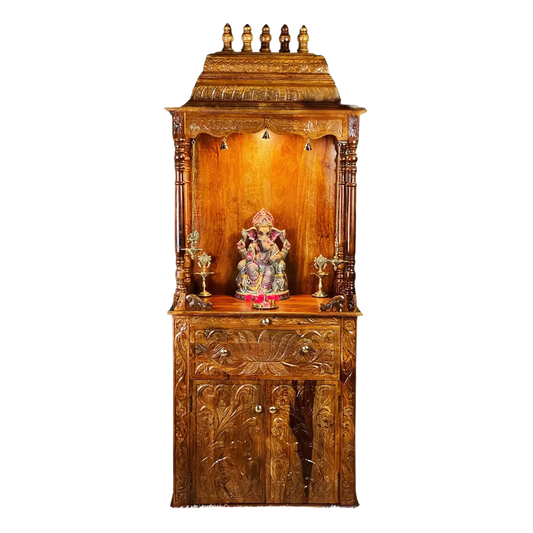 Vyanra Sheesham Wood Mandap(Teak) Front view