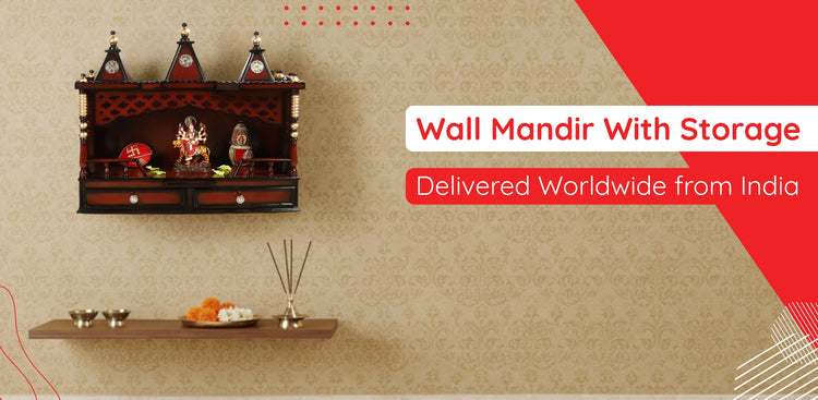 Wall Mandir With Storage banner