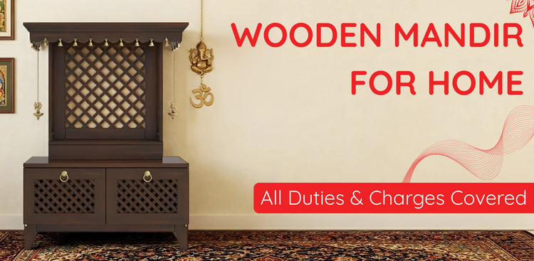 Wooden Mandir for Home BANNER 
