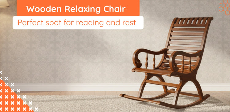 Wooden Relaxing Chair banner 