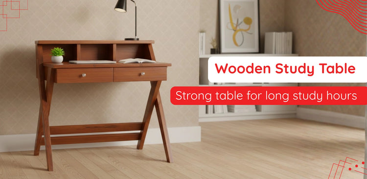 Wooden Study Table  banner 