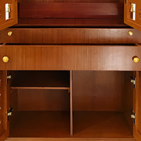 Yash Teak Wood Mandap (White) storage 