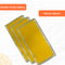 Yellow Cotton Aasan with Golden Zari Border – 19x39 inch specification view