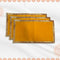 Yellow Velvet Pooja Aasan with Swastik Border – 18x20 Inch top view
