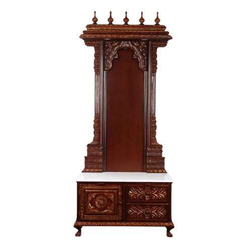 Yogika Teak Wood Mandap - Brown
