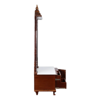 Yogika Teak Wood Mandap (Brown) side view