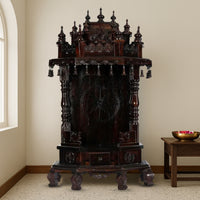 Yugadharma Teak Wood Mandir (Wenge) lifestyle view 