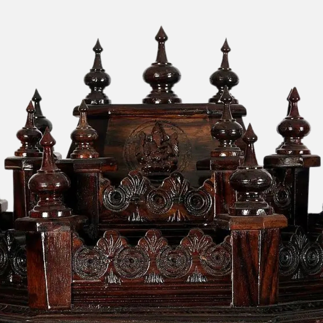 Yugadharma Teak Wood Mandir (Wenge)zoom view 