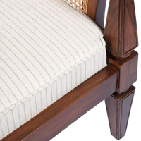 Zoom View of Orion Teak Wood Lounge Chair (Teak)