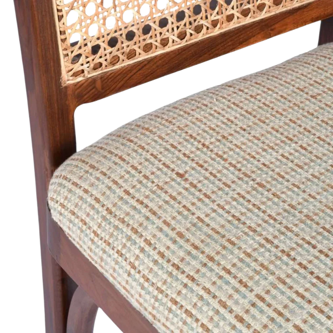 Zoom View of Zerlin Teak Wood Dining Chair (Teak)