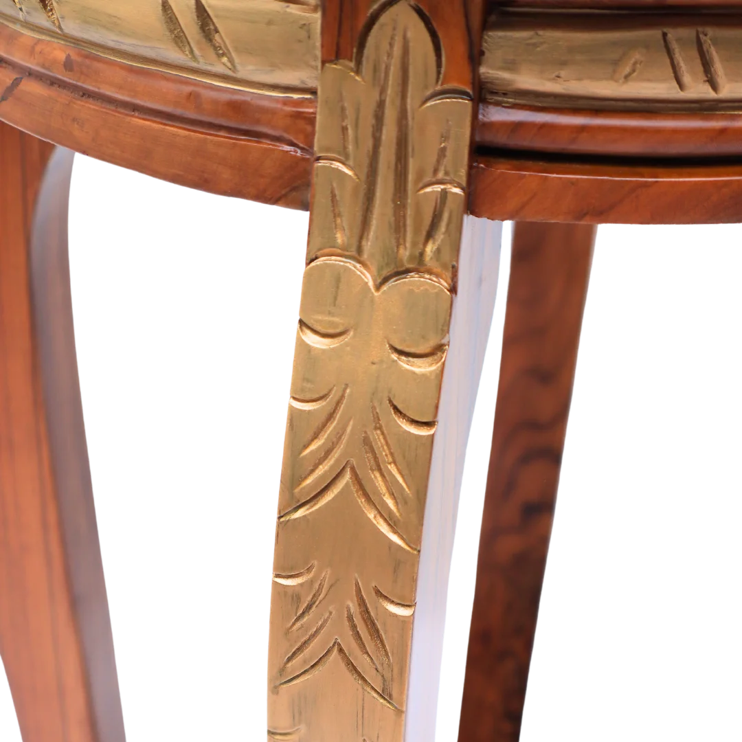 Zoomed View of Regal Teak Wood Planter Table (Teak)