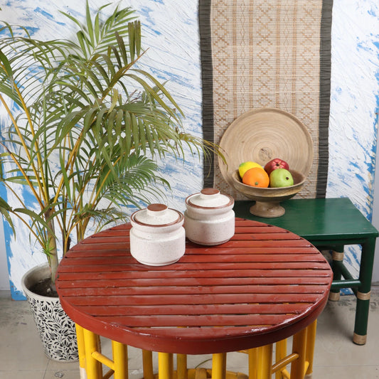 Zylora Ceramic Container (Set of 2) lifestyle view