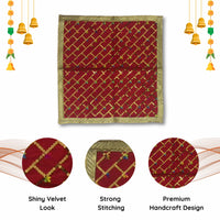 Red Designer Pooja Aasan