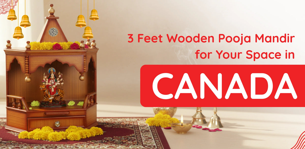 3 Feet Pooja Mandir in Canada