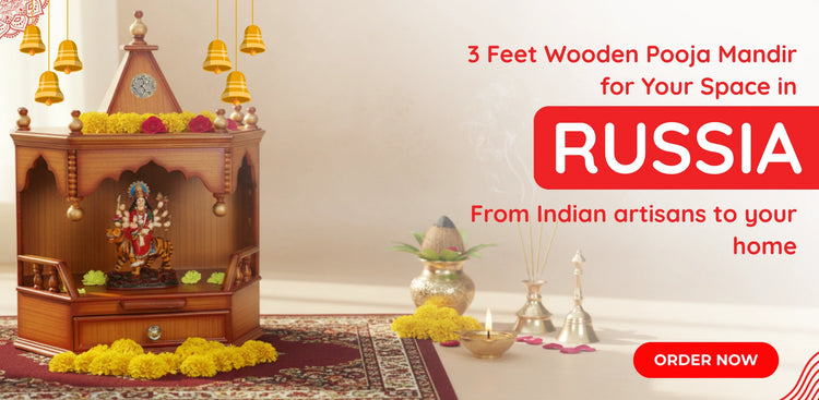  banner of 3 Feet Pooja Mandir in Russia