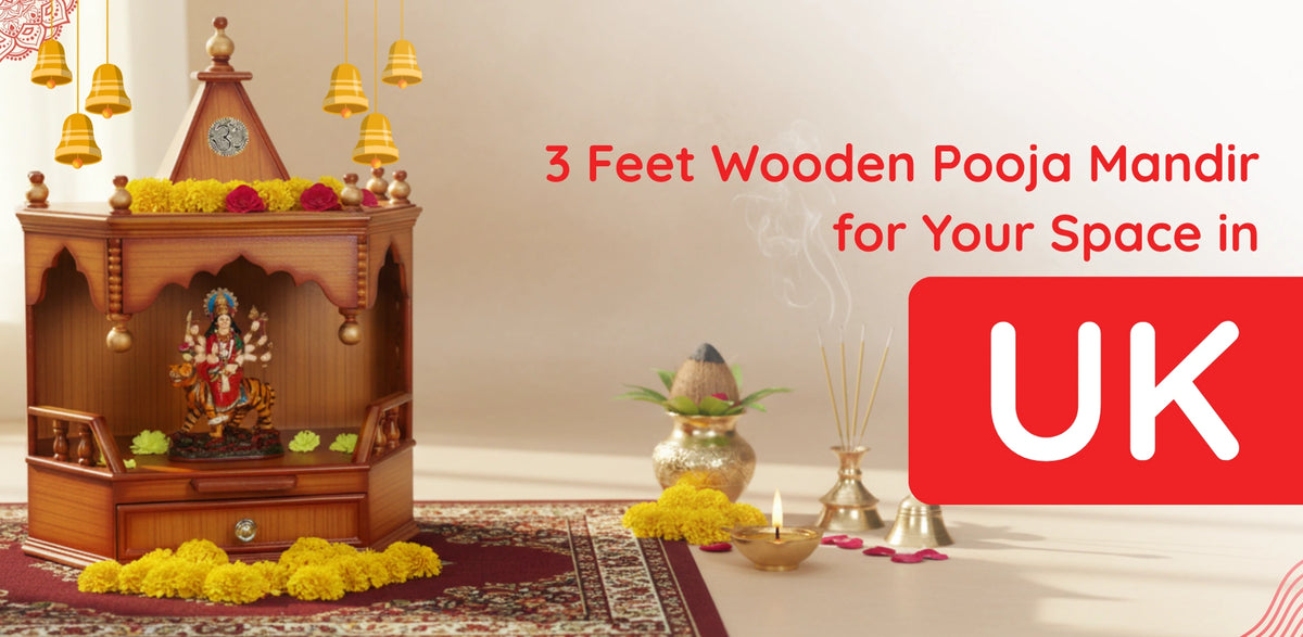 3 Feet Pooja Mandir in UK