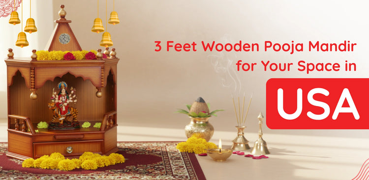 banner of 3 Feet Pooja Mandir in USA