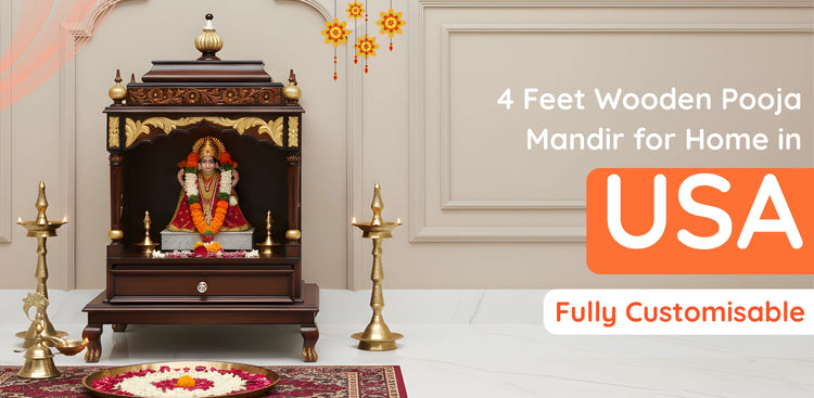 banner of 4 Feet Pooja Mandir in USA