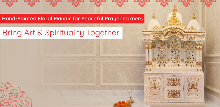 banner of Floral Painted Pooja Mandir 