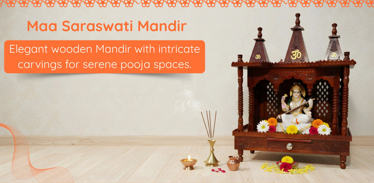 banner of Maa Saraswati Pooja Mandir 