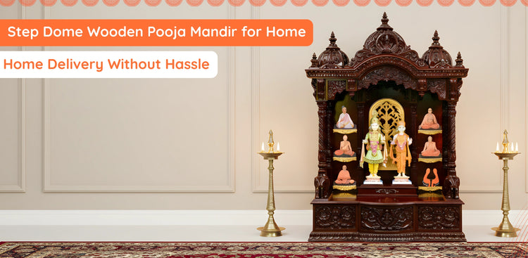 banner of Mandir with Step Dome