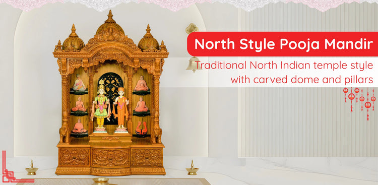 banner of North Indian Style Mandir