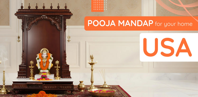 banner of Pooja Mandap in USA 