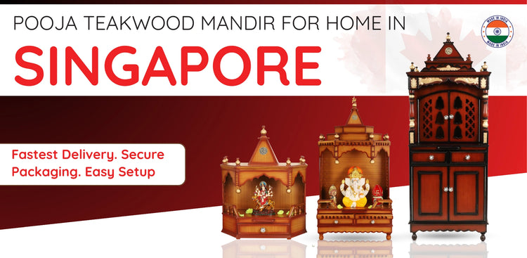 banner of Teak Wood Mandir in Singapore