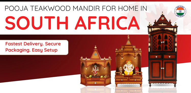 banner of Teak Wood Mandir in South Africa